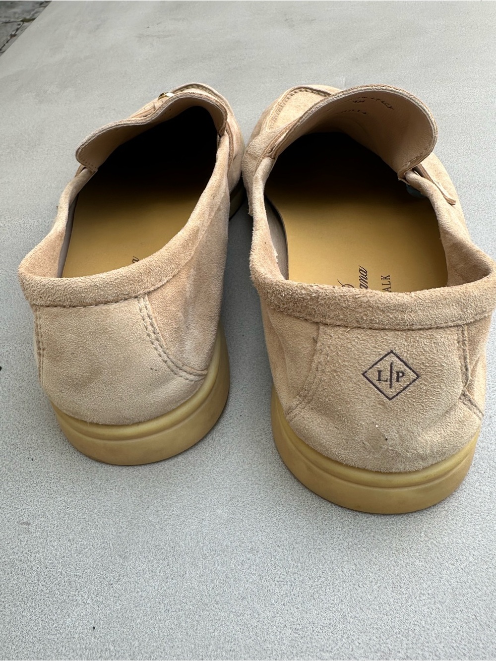 Loro Piana Charms Walk Beige Suede Loafers EU 38 - Picture 8 of 8